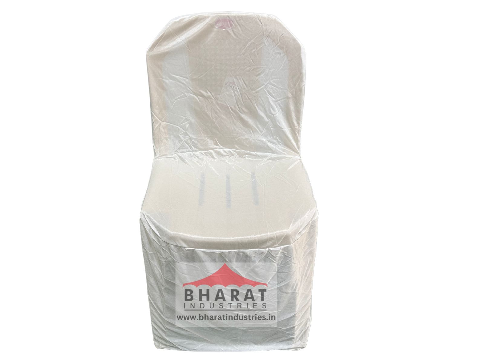 Plastic uno chair cover - White