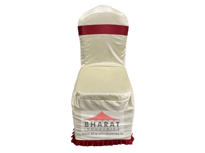 Banquet chair cover - Sandal/Marroon