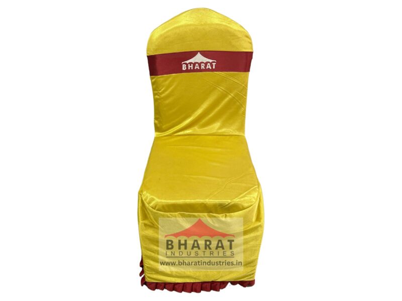 Banquet chair cover - Gold/Marroon