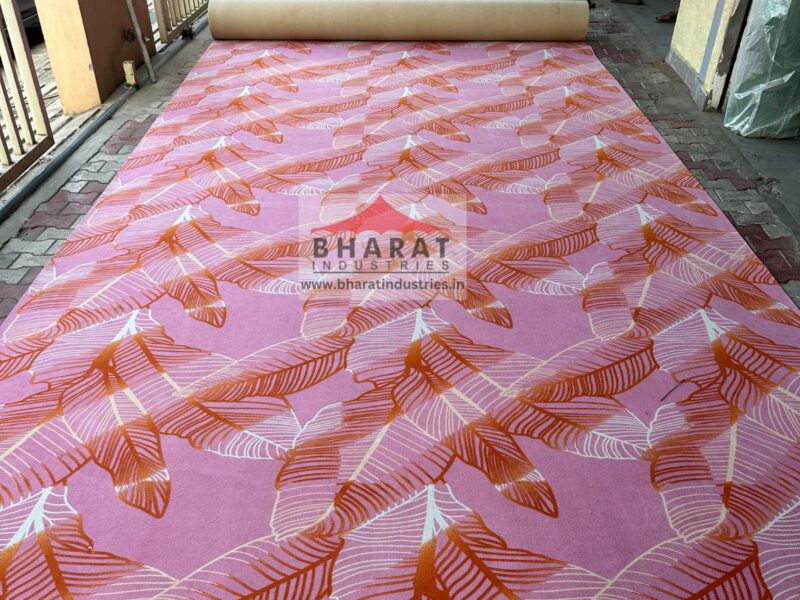 Non woven printed carpet - 532/Pink