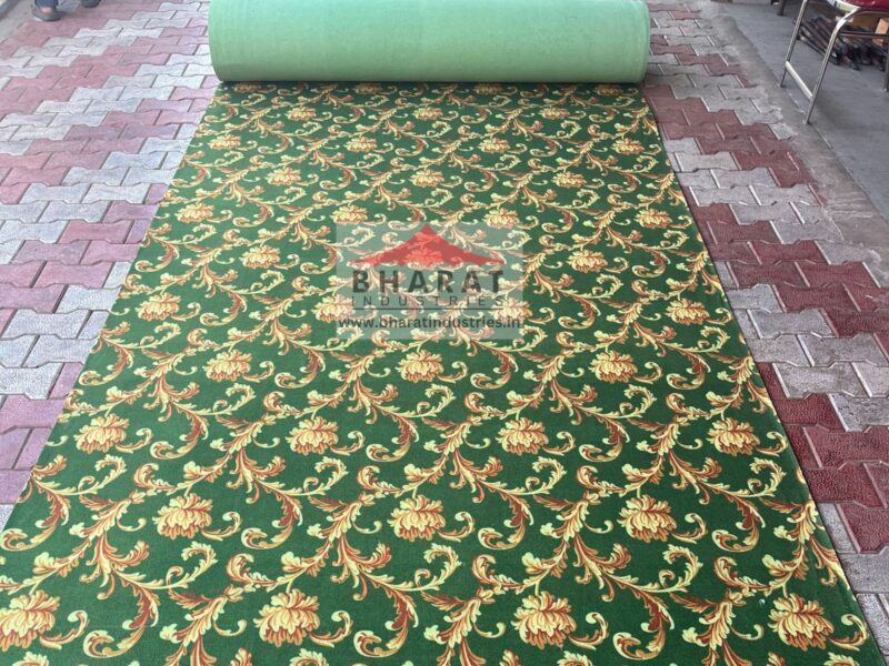 Non woven printed carpet - 138/Green