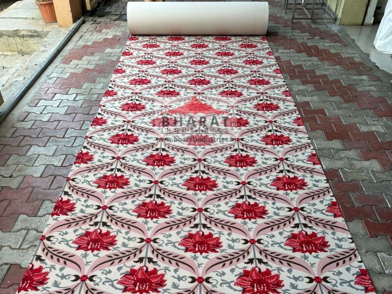 Non woven printed carpet - 122/Beige