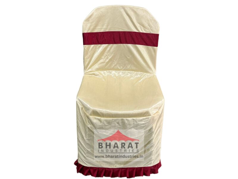 Plastic uno chair cover - Sandal/Marroon