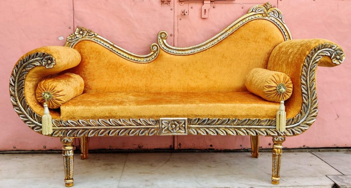 Metal Stage Sofa- Mango